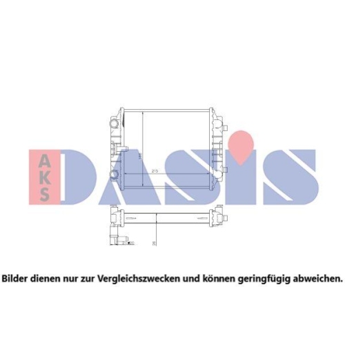 AKS DASIS Kühler, Motorkühlung 480099N