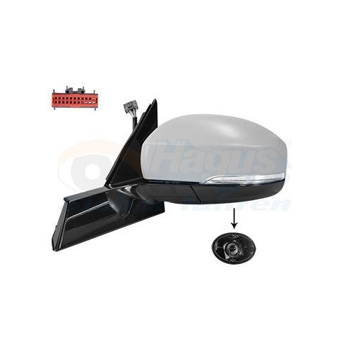 VAN WEZEL Au&szlig;enspiegel * HAGUS * 0262827