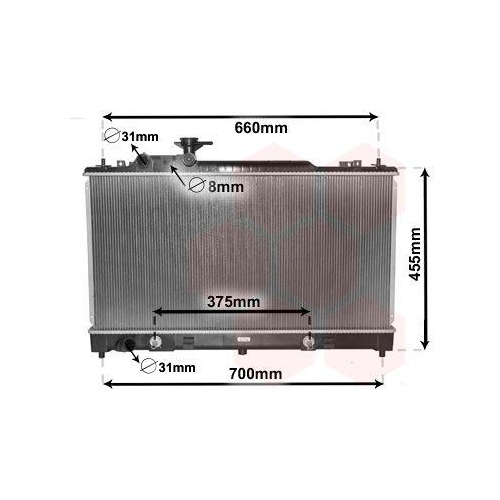 VAN WEZEL K&uuml;hler, Motork&uuml;hlung 27002223
