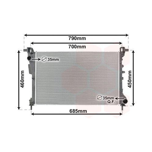VAN WEZEL K&uuml;hler, Motork&uuml;hlung 17012708