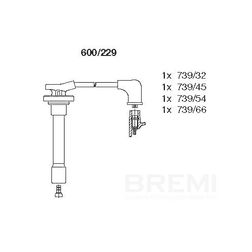 BREMI Z&uuml;ndleitungssatz 600/229