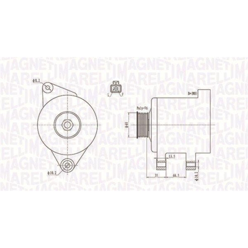 MAGNETI MARELLI Generator 063732017010