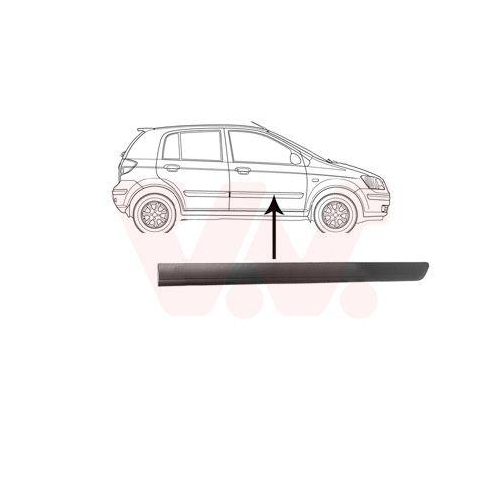 VAN WEZEL Zier-/Schutzleiste, T&uuml;r 8252424
