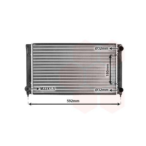 VAN WEZEL Kühler, Motorkühlung 49002033