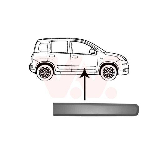 VAN WEZEL Zier-/Schutzleiste, T&uuml;r 1607424