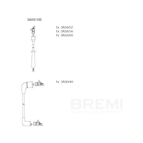 BREMI Z&uuml;ndleitungssatz 3A00/133