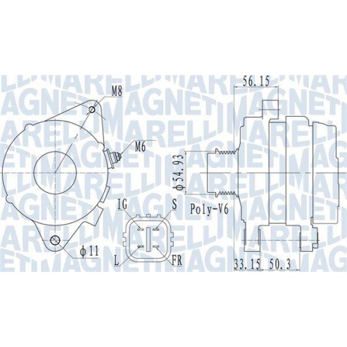 MAGNETI MARELLI Generator 063732027010