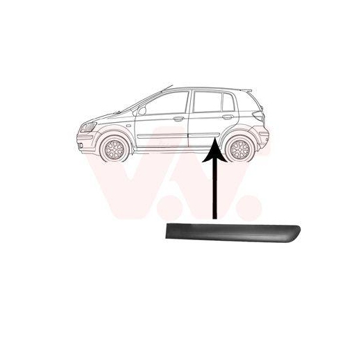 VAN WEZEL Zier-/Schutzleiste, T&uuml;r 8252425