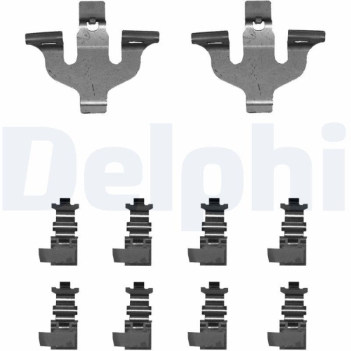 DELPHI Zubeh&ouml;rsatz, Scheibenbremsbelag LX0714