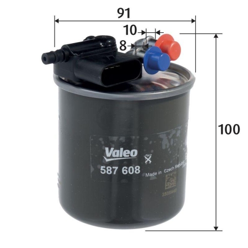 VALEO Kraftstofffilter 587608