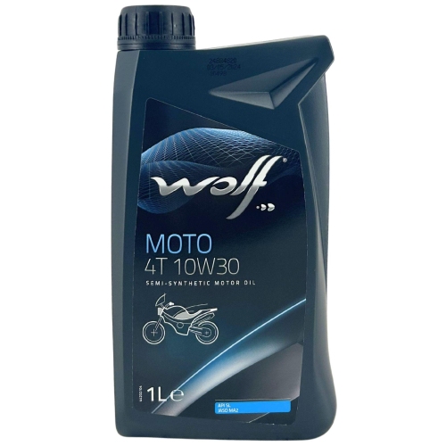 Motor&ouml;l Motoren&ouml;l Wolf Moto 4T 10W-30 4-Takt Motorrad 1 Liter Flasche 1043806