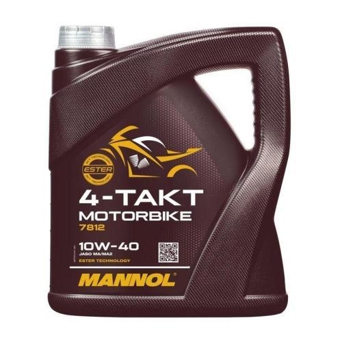 Motor&ouml;l Motoren&ouml;l Mannol 4-Takt Motorbike 10W-40 4 Liter Motorrad MN7812-4