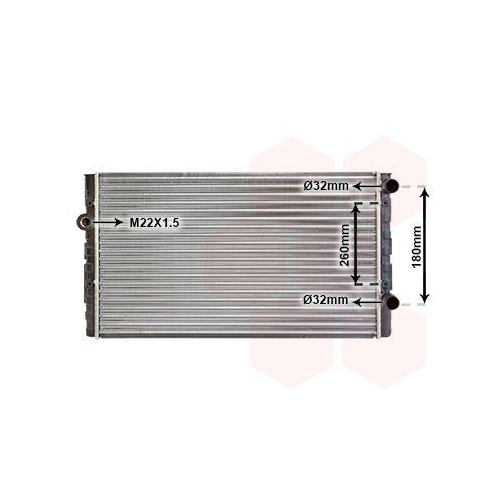 VAN WEZEL Kühler, Motorkühlung 58002104