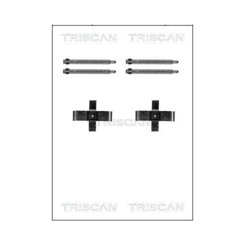 TRISCAN Zubehörsatz, Scheibenbremsbelag