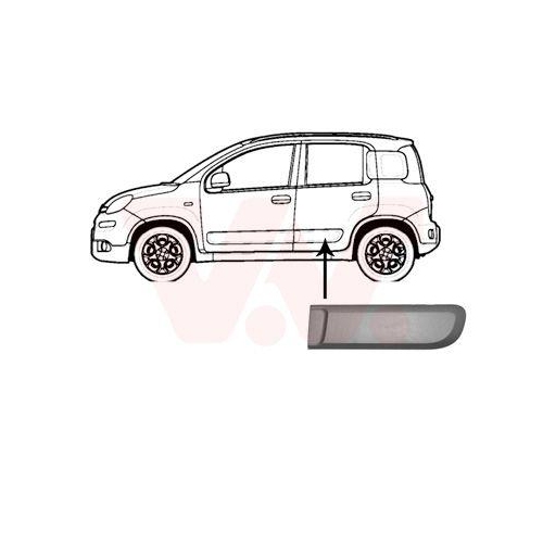 VAN WEZEL Zier-/Schutzleiste, T&uuml;r 1607427