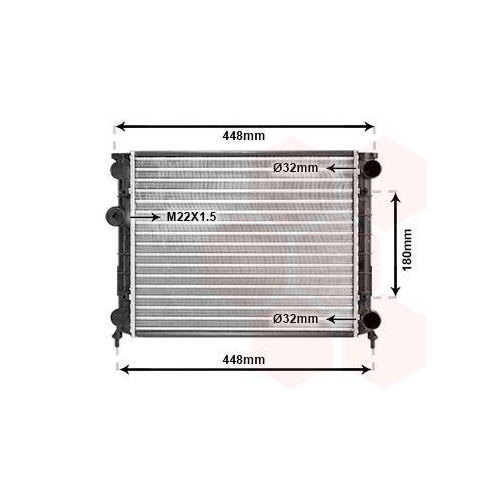 VAN WEZEL K&uuml;hler, Motork&uuml;hlung 98002002
