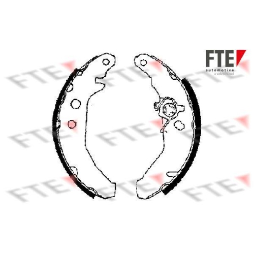 FTE Bremsbackensatz 9100013