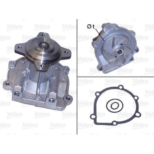 VALEO Wasserpumpe, Motork&uuml;hlung 506904