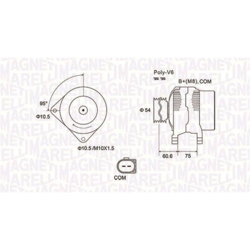 MAGNETI MARELLI Generator 063732051010