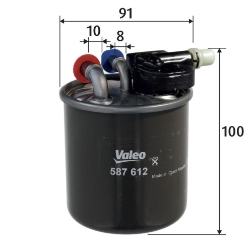 VALEO Kraftstofffilter 587612