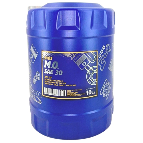 MANNOL M.O. SAE 30 Einbereichsmotor&ouml;l Dieselmotoren TRAKTOR 10 Liter MN3103-10