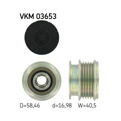 SKF Generatorfreilauf VKM 03653