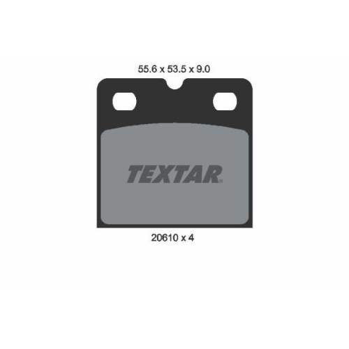 TEXTAR Bremsbelagsatz, Scheibenfeststellbremse 2061005