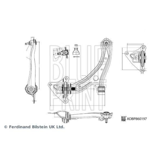 BLUE PRINT Lenker, Radaufh&auml;ngung ADBP860197