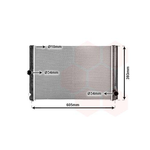 VAN WEZEL K&uuml;hler, Motork&uuml;hlung 53002400