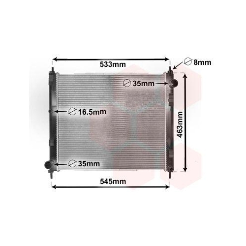 VAN WEZEL K&uuml;hler, Motork&uuml;hlung 33002385