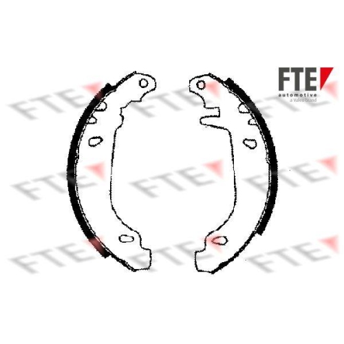 FTE Bremsbackensatz 9100017