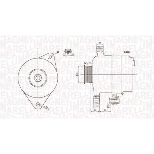 MAGNETI MARELLI Generator 063732112010