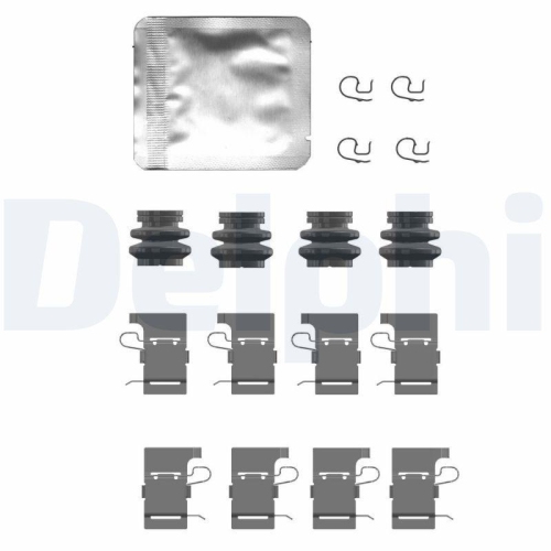 DELPHI Zubeh&ouml;rsatz, Scheibenbremsbelag LX0732