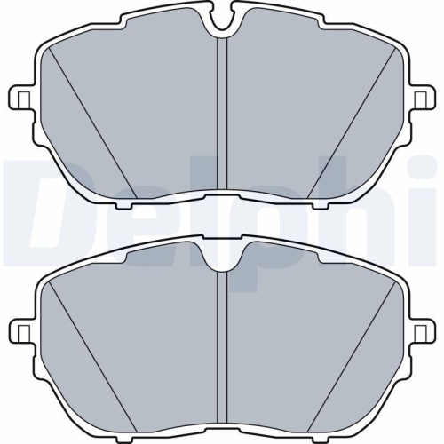 DELPHI Bremsbelagsatz, Scheibenbremse LP3518