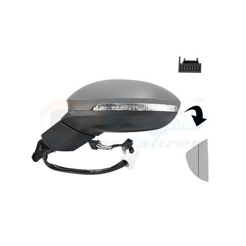 VAN WEZEL Au&szlig;enspiegel * HAGUS * 5711807