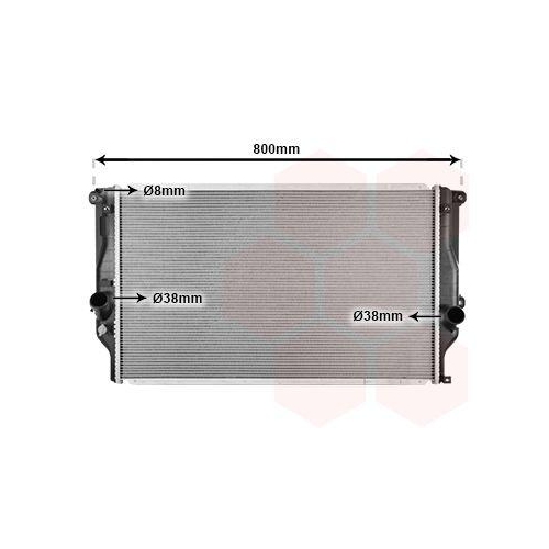 VAN WEZEL K&uuml;hler, Motork&uuml;hlung 53002401