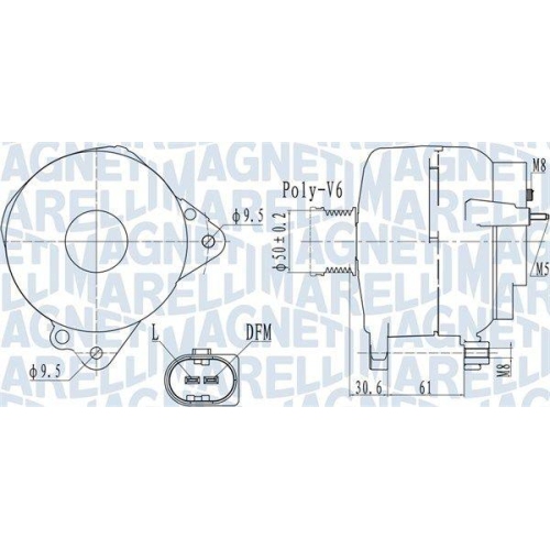 MAGNETI MARELLI Generator 063732118010