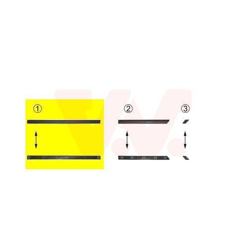 VAN WEZEL Zier-/Schutzleiste, T&uuml;r 5880424