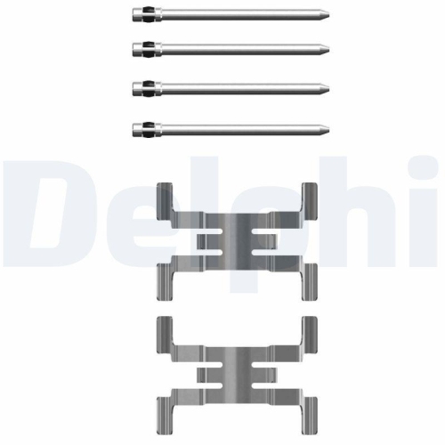 DELPHI Zubeh&ouml;rsatz, Scheibenbremsbelag LX0751