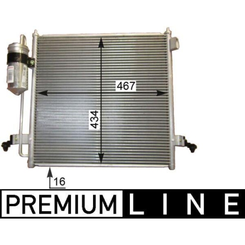 MAHLE Kondensator, Klimaanlage BEHR *** PREMIUM LINE *** AC 815 000P