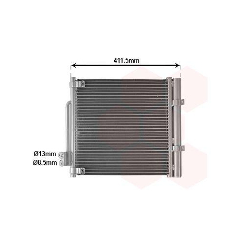 VAN WEZEL Kondensator, Klimaanlage