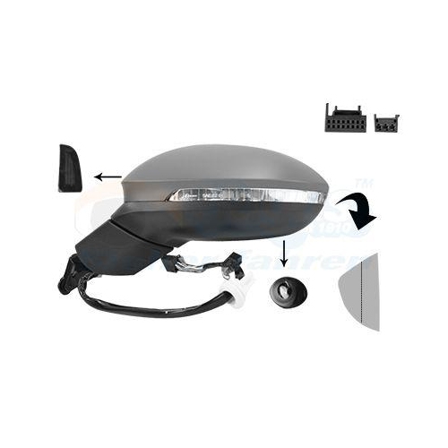 VAN WEZEL Au&szlig;enspiegel * HAGUS * 5711817