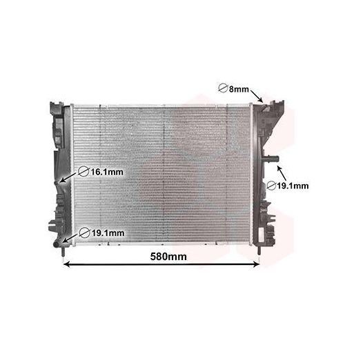 VAN WEZEL K&uuml;hler, Motork&uuml;hlung 43002608