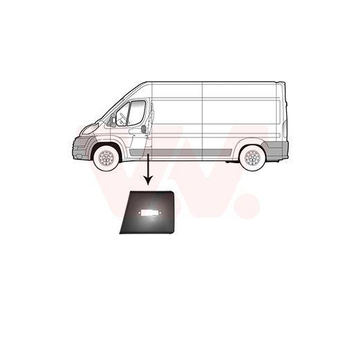 VAN WEZEL Zier-/Schutzleiste, Seitenwand 1651407