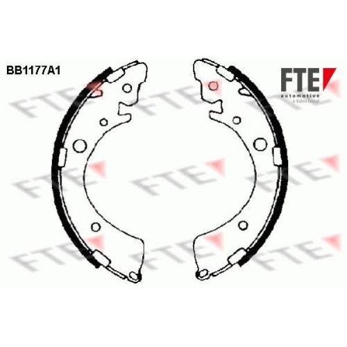 FTE Bremsbackensatz 9100040