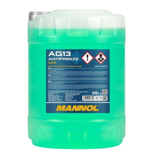 Mannol Antifreeze K&uuml;hlerfrostschutz AG13 (-40 &deg;C) Hightec 10 Liter MN4013-10