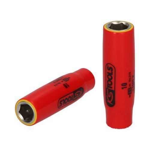 1/4 Zoll Stecknuss mit Schutzisolierung, 4mm, lang KS TOOLS 117.2341