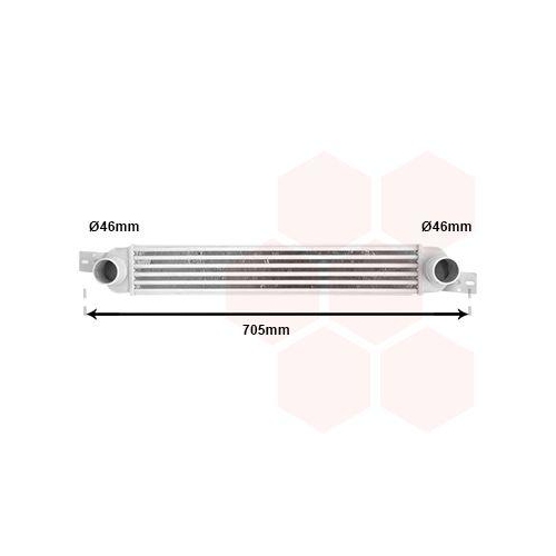 VAN WEZEL Ladeluftk&uuml;hler 37004392