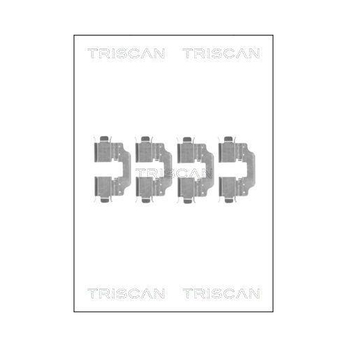 TRISCAN Zubeh&ouml;rsatz, Scheibenbremsbelag