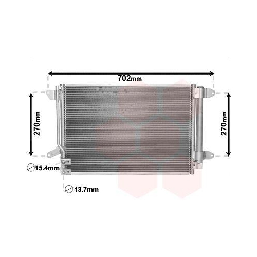 VAN WEZEL Kondensator, Klimaanlage 58005330